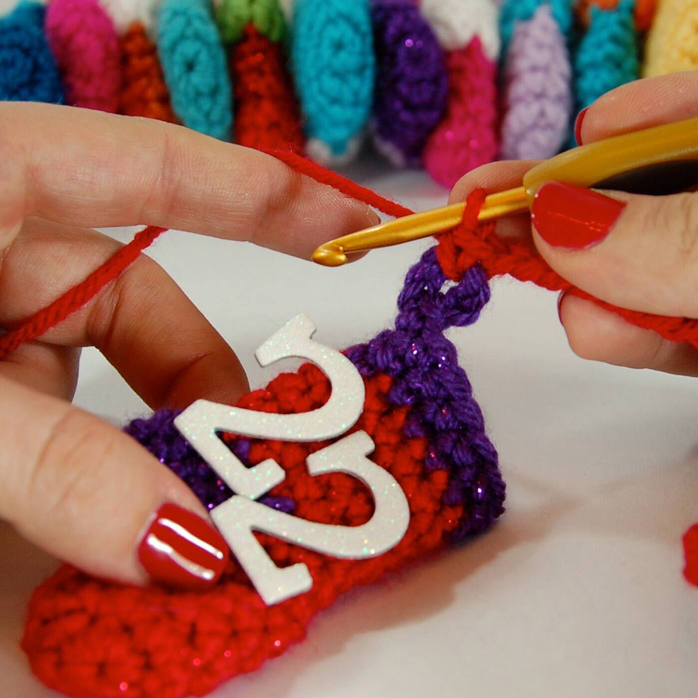 Tiny Stockings Advent Calendar | Projects | Michaels