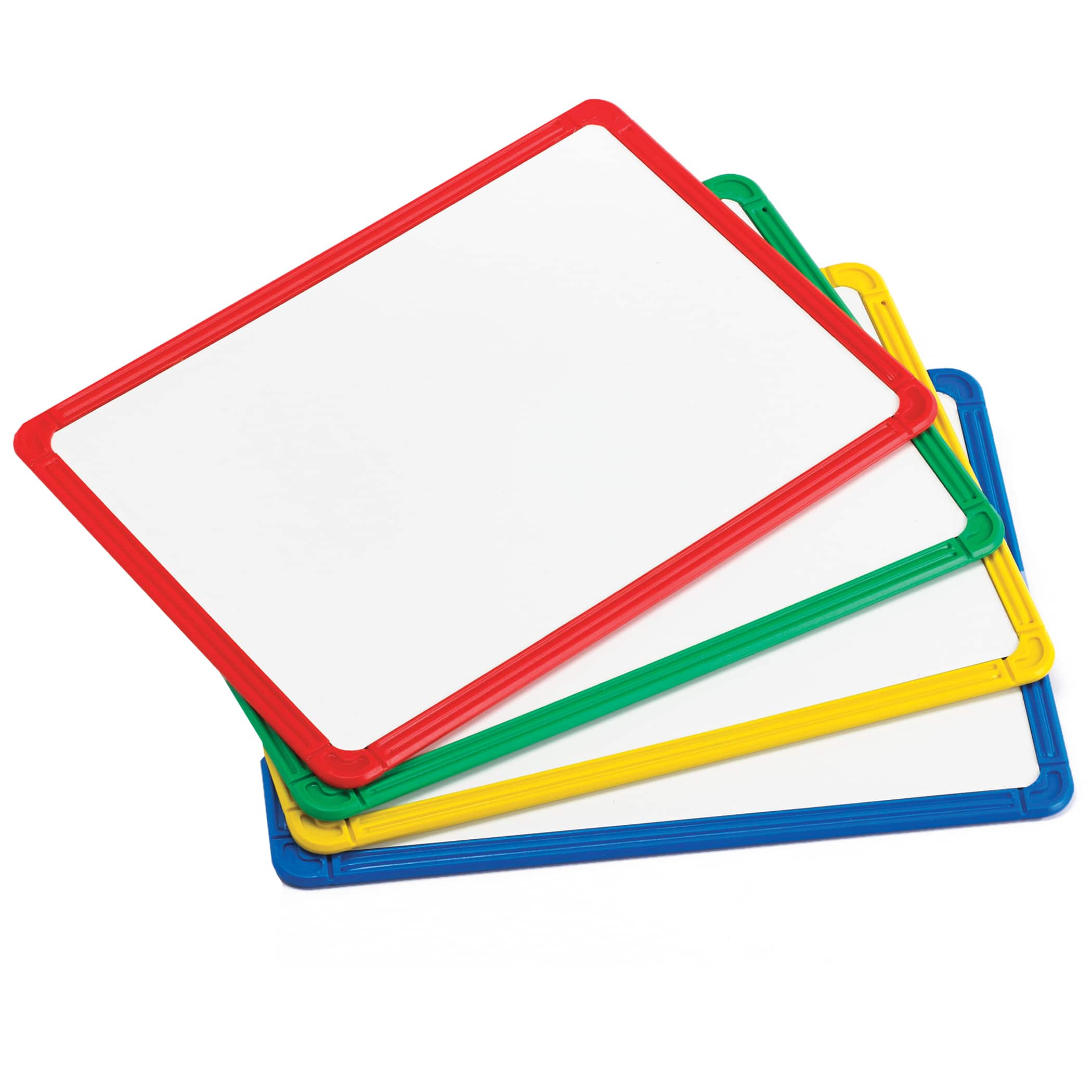 Learning Advantage™ Plastic Framed Metal Whiteboard, Set of 4