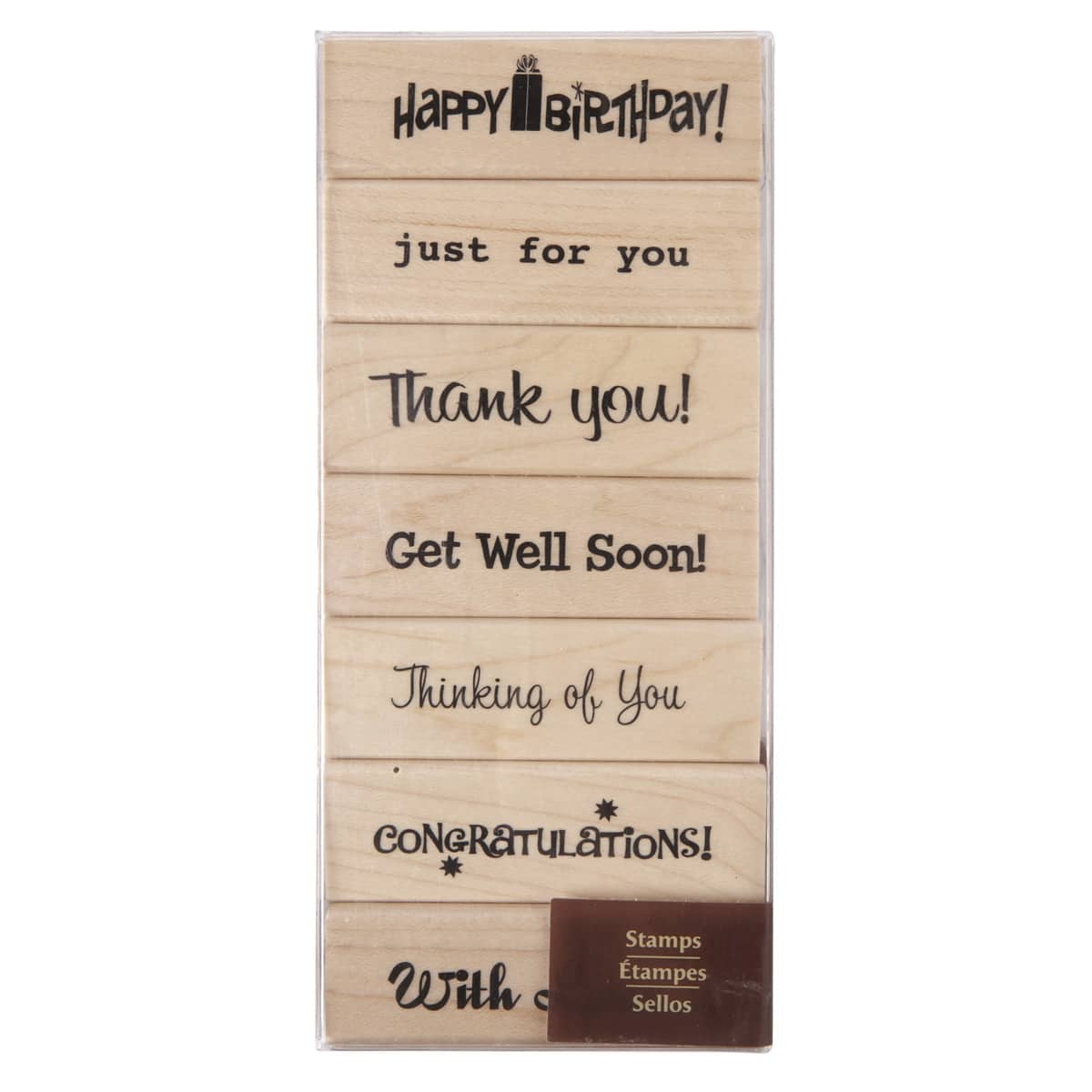 Greetings Wood Stamp Set by Recollections™