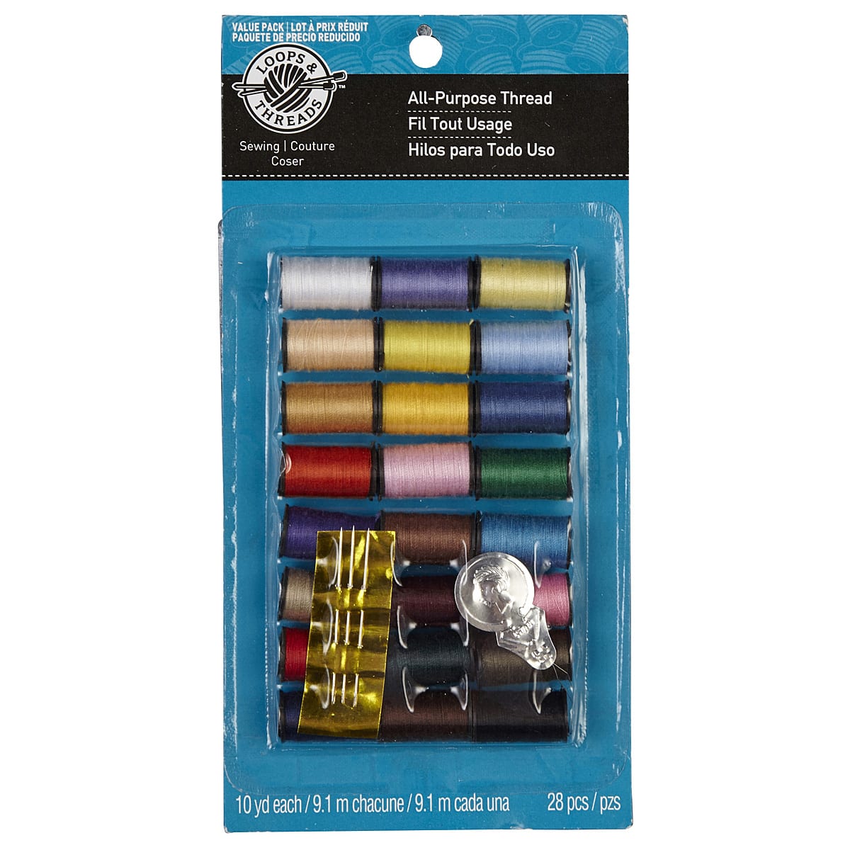 Sewing Kit by Loops & Threads, Size: 7.3 x 0.78 x 3.75, Other