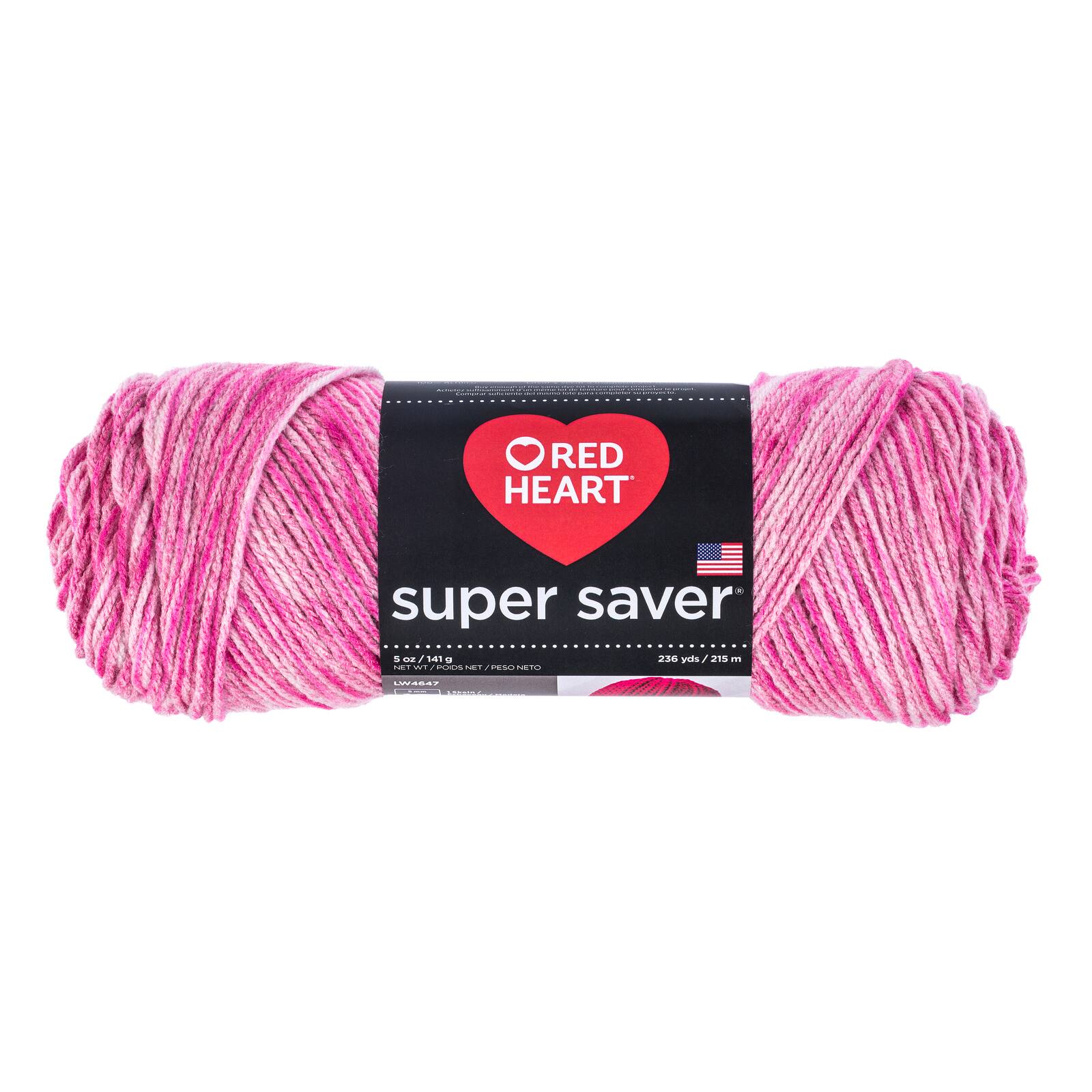 Red Heart Super Saver Yarn Day Glow Acrylic 5oz