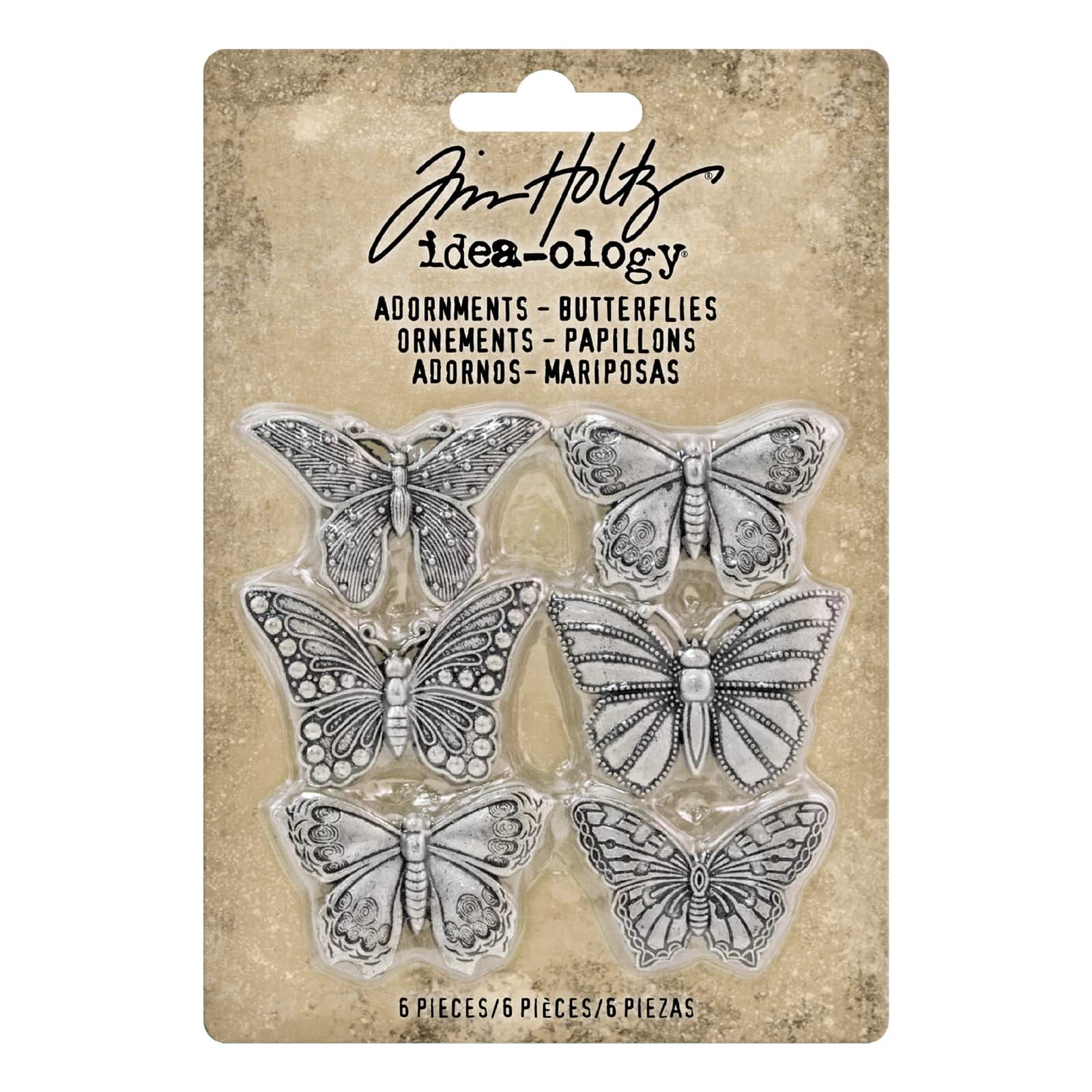 Shop for the Tim Holtz® Idea-Ology® Adornments, Butterfly at Michaels