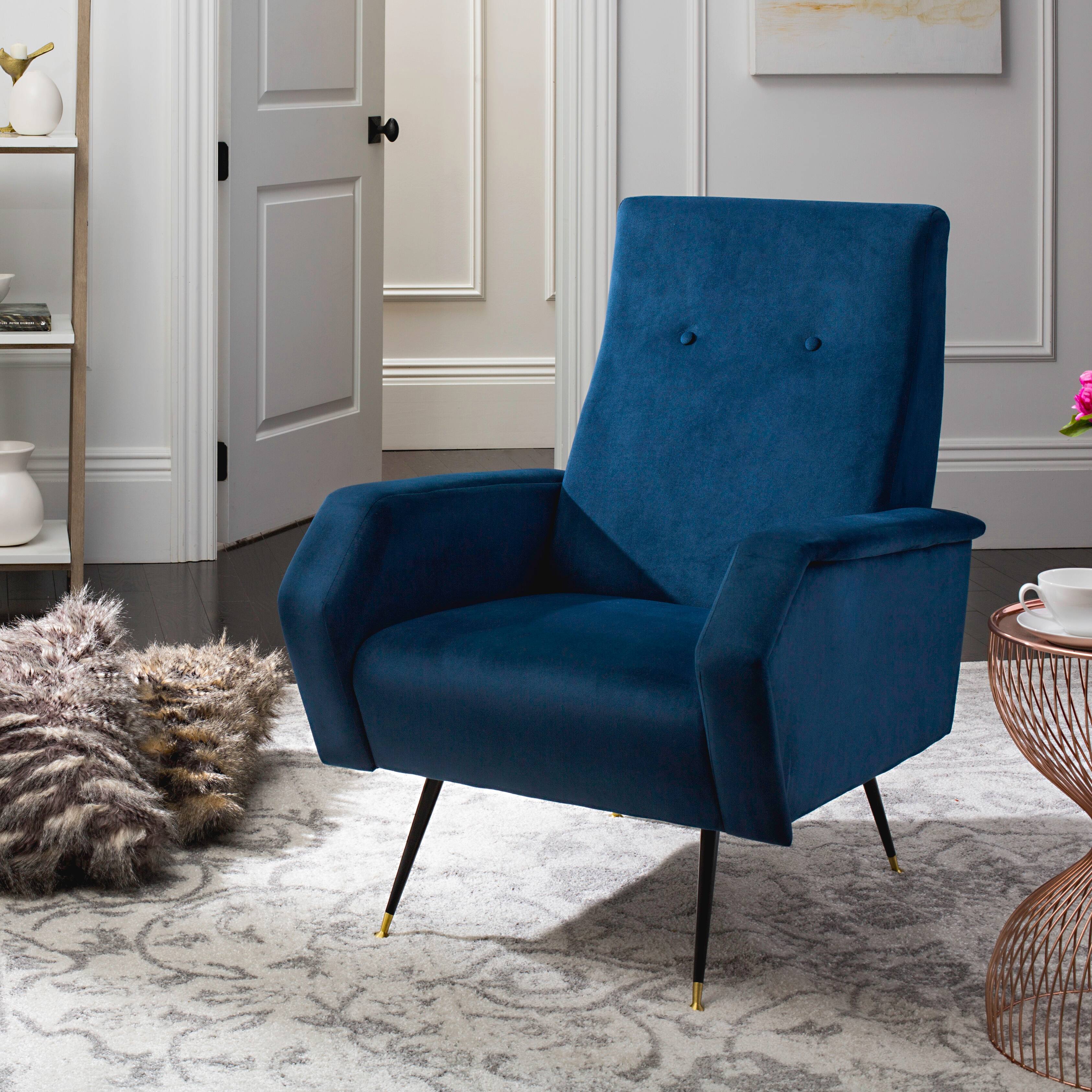 Aida Accent Chair in Navy By Safavieh in Navy Blue | Michaels®