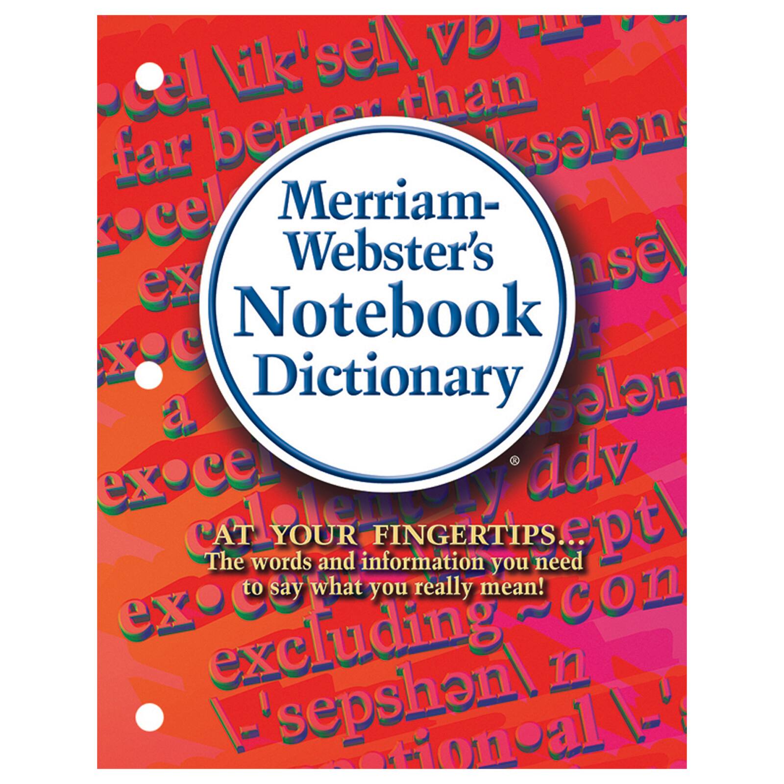 Merriam-Webster's Notebook Dictionary, Pack of 3