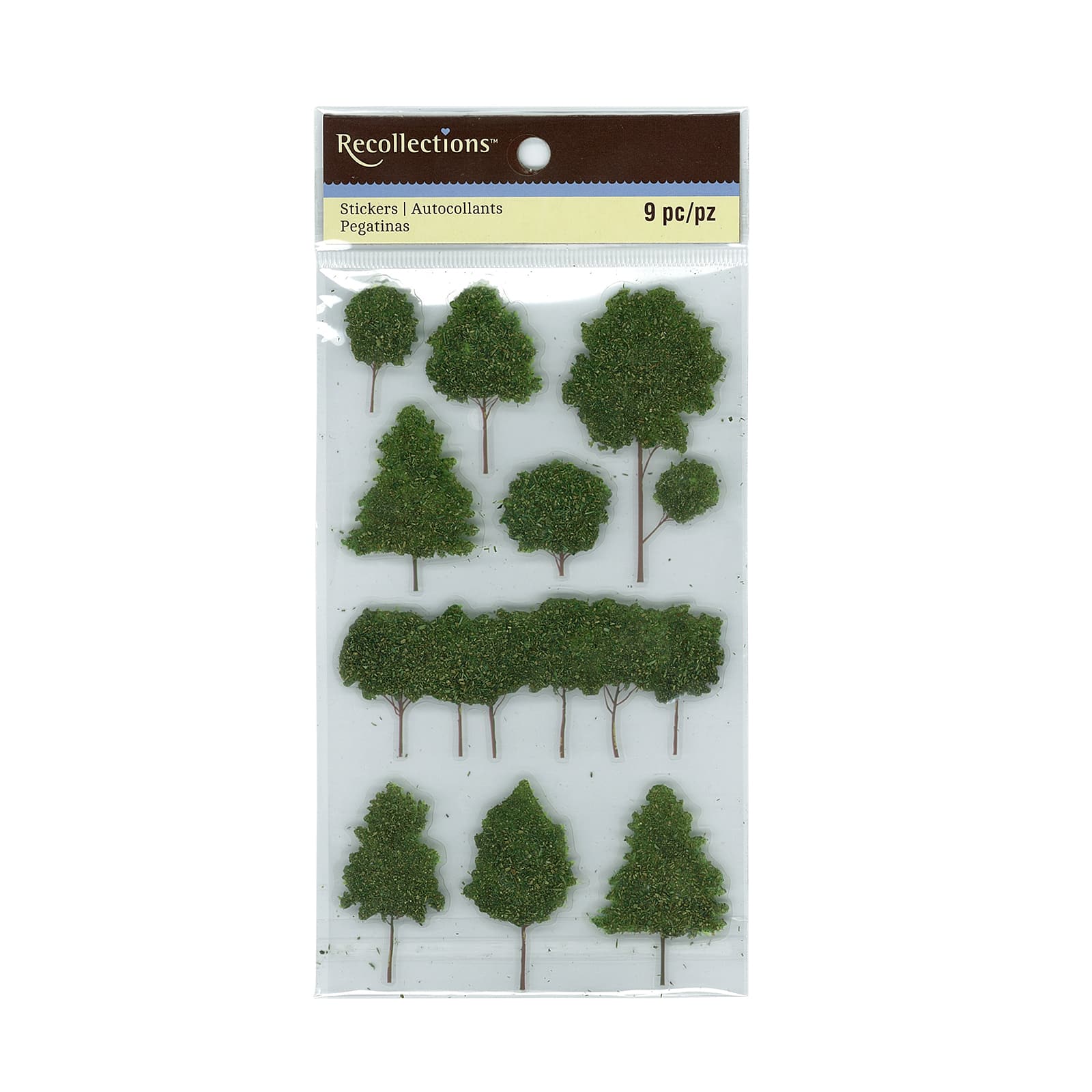 12 Pack: Realistic Tree Stickers by Recollections™