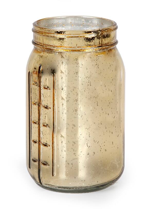 Mason Jar Decorations Gold Mercury Glass Mason Jar