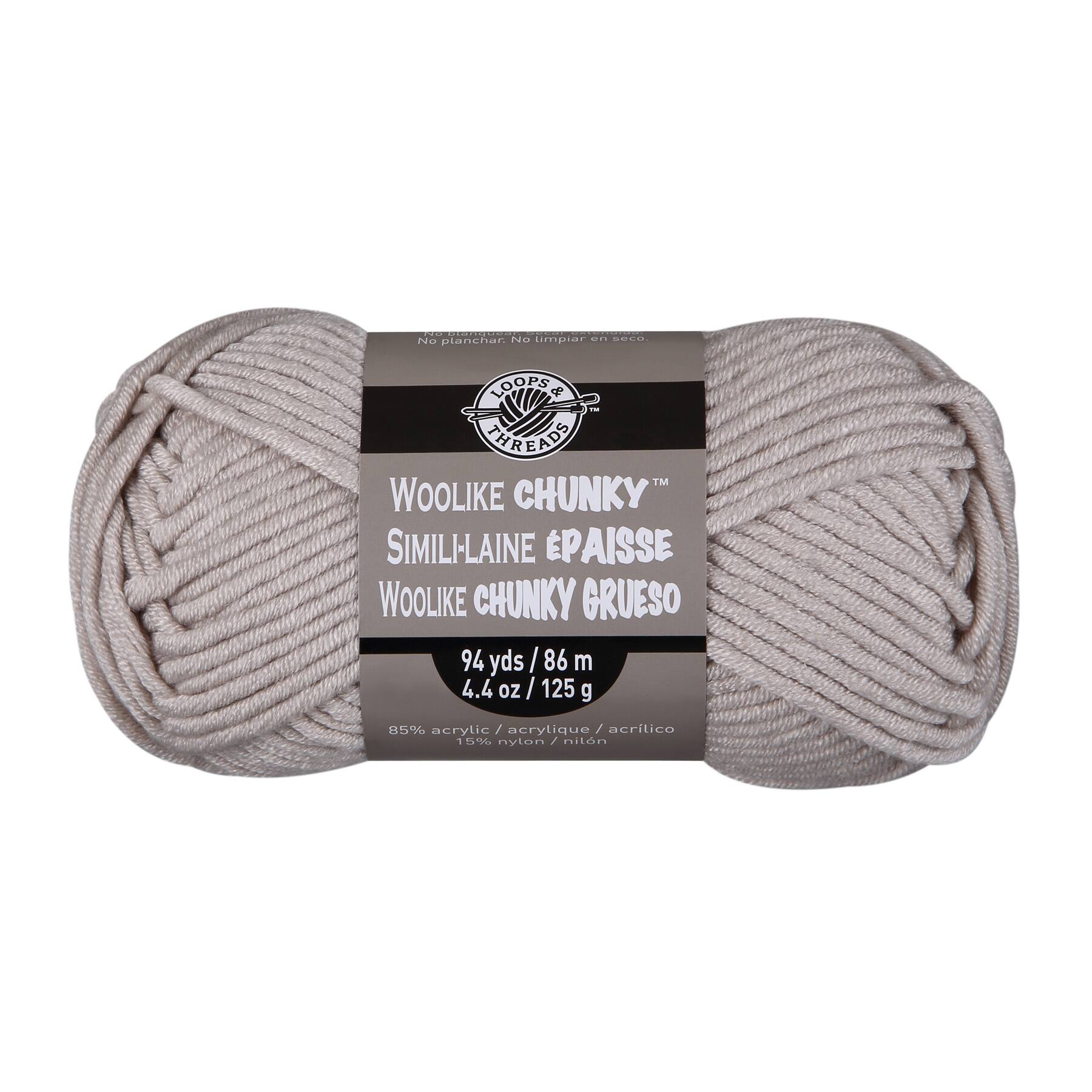 Loops & Threads® Woolike Chunky™ Yarn, Beige