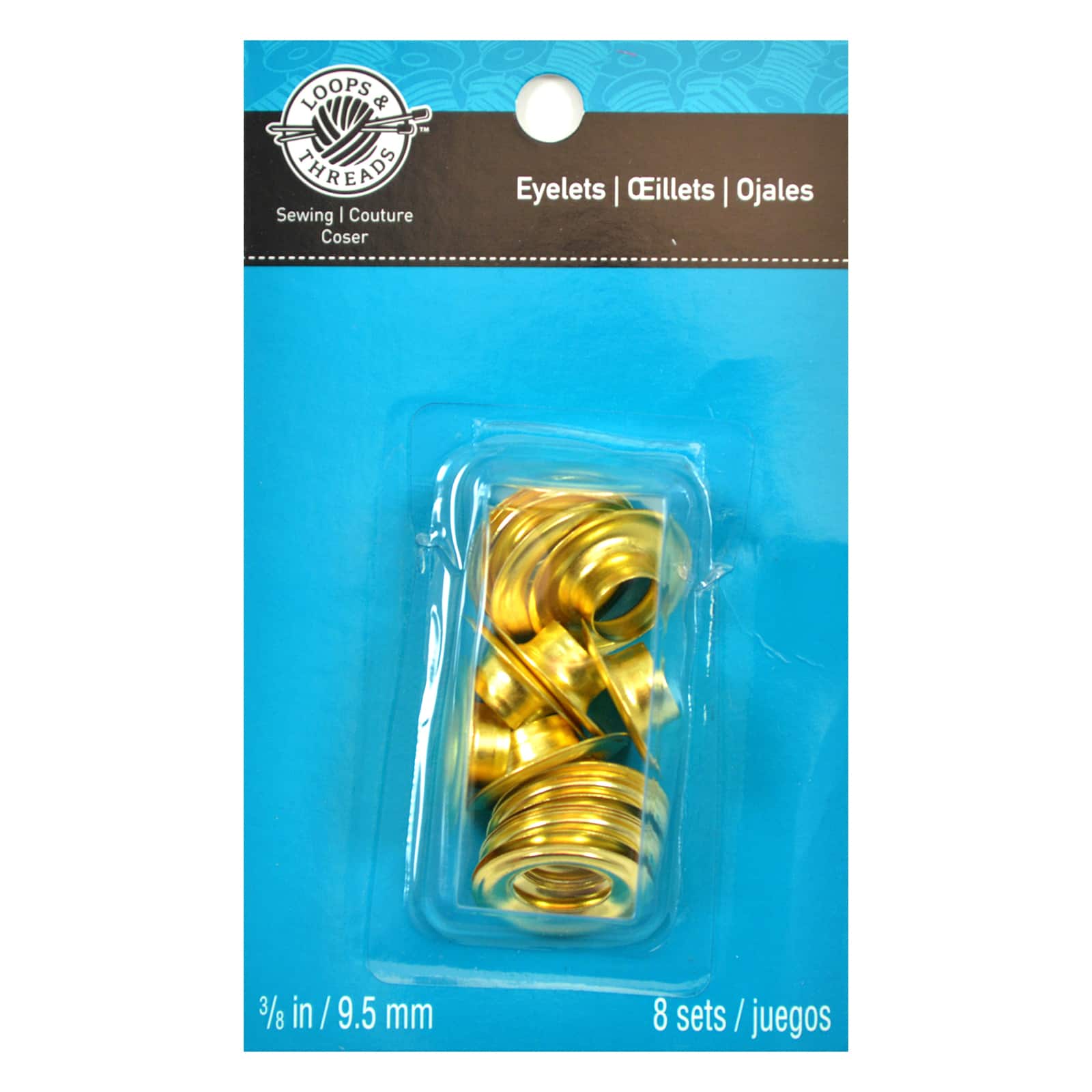 Gold Eyelets by Loops &#x26; Threads&#x2122;