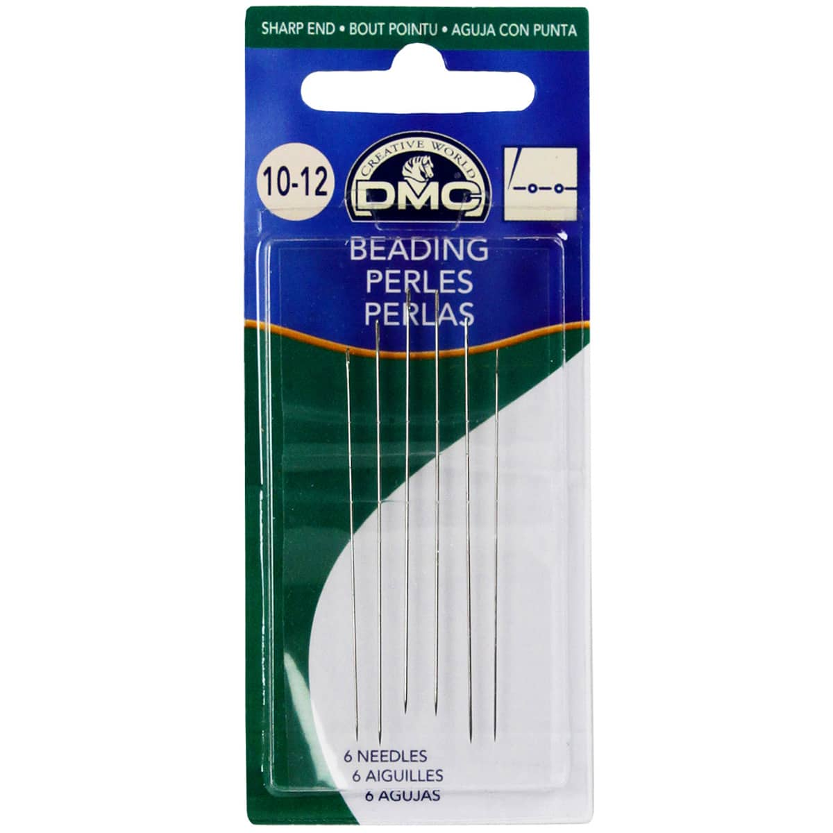 Clover Swift Bead 3'' Beading Needle, 2pc.