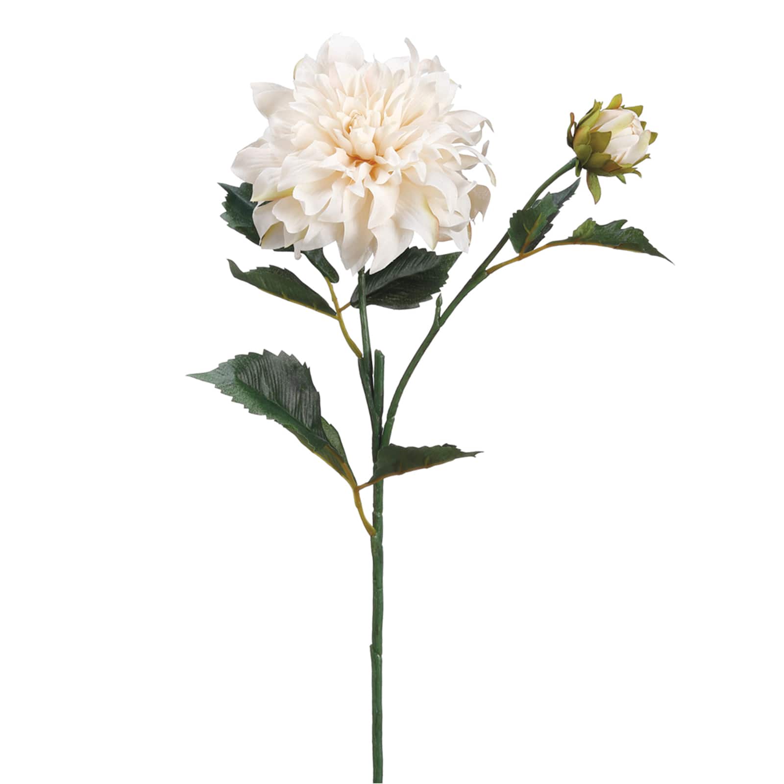 19.5&#x22; Dahlia Stem, Ivory