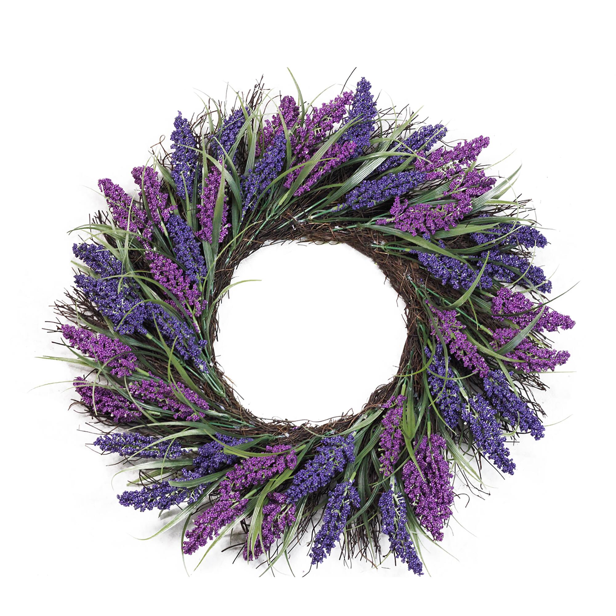 22" Heather Spring Floral Wreath