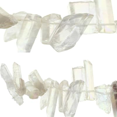 Crystal Stone Quartzite Beads, 30mm by Bead Landing™ image