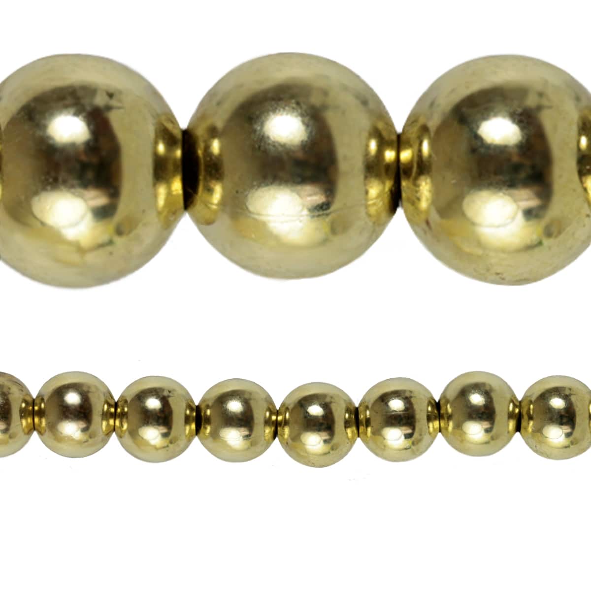 Gold metal beads for jewelry making Clearance