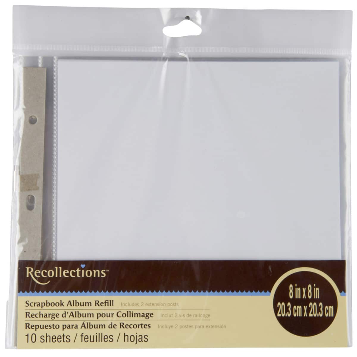 6 Packs: 10 ct. (60 Total) 12”; x 12”; White Scrapbook Refill Pages by  Recollections™