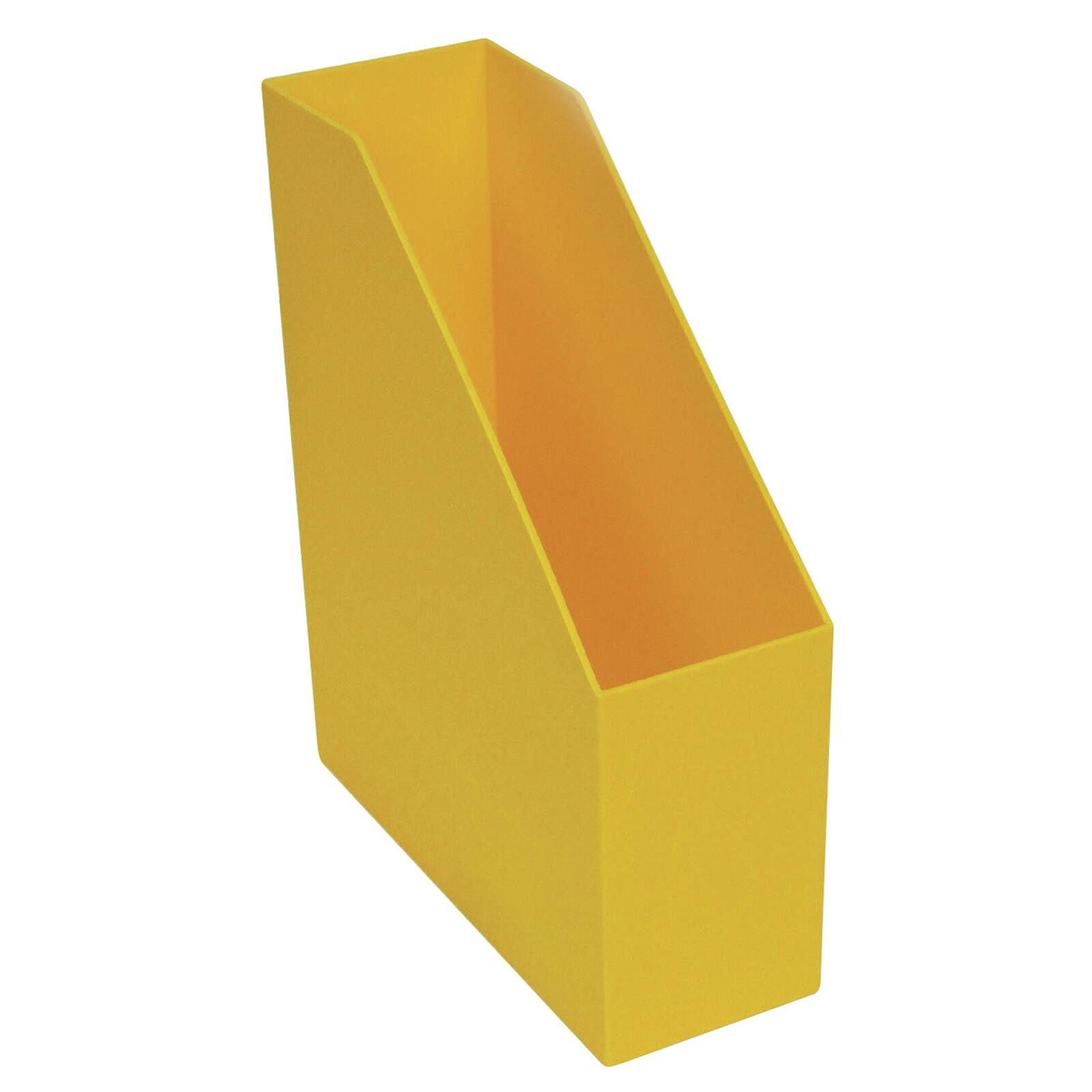 Romanoff Magazine File, 3ct. in Yellow | 9.5 x 3.5 x 11.5