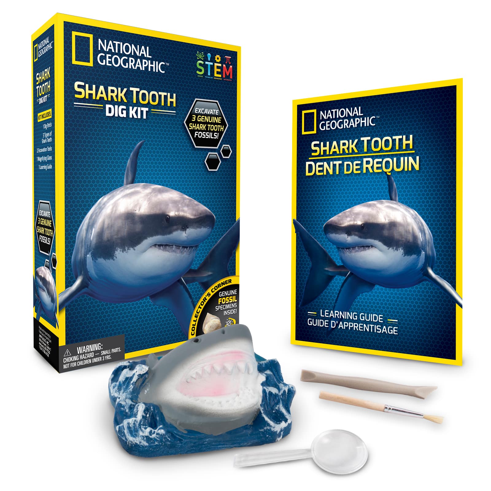 12 Pack: National Geographic&#x2122; Shark Tooth Dig Kit