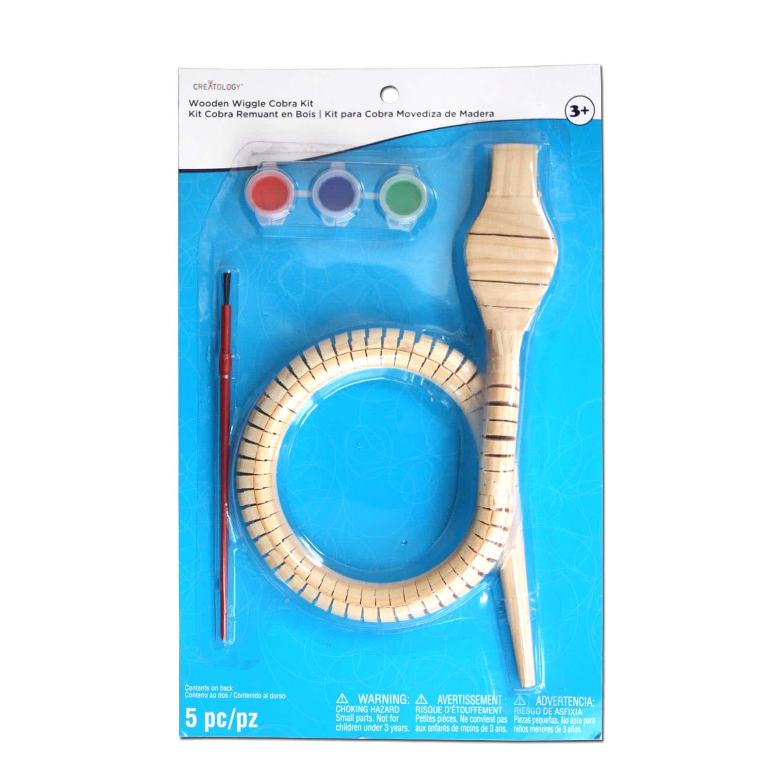 12 Pack: Wooden Wiggle Cobra Kit by Creatology&#xAE;