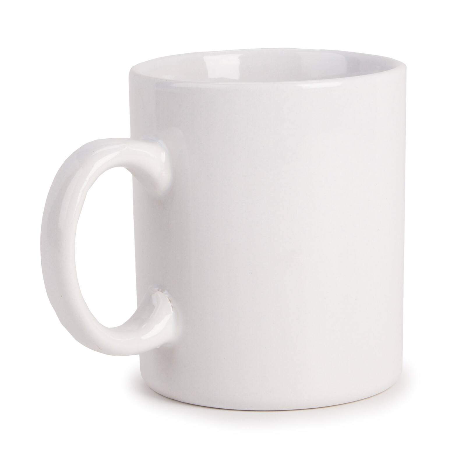 white coffee mugs with black writing