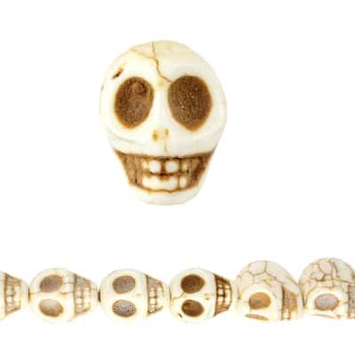 Bead Gallery® Reconstituted Stone Skull Beads image