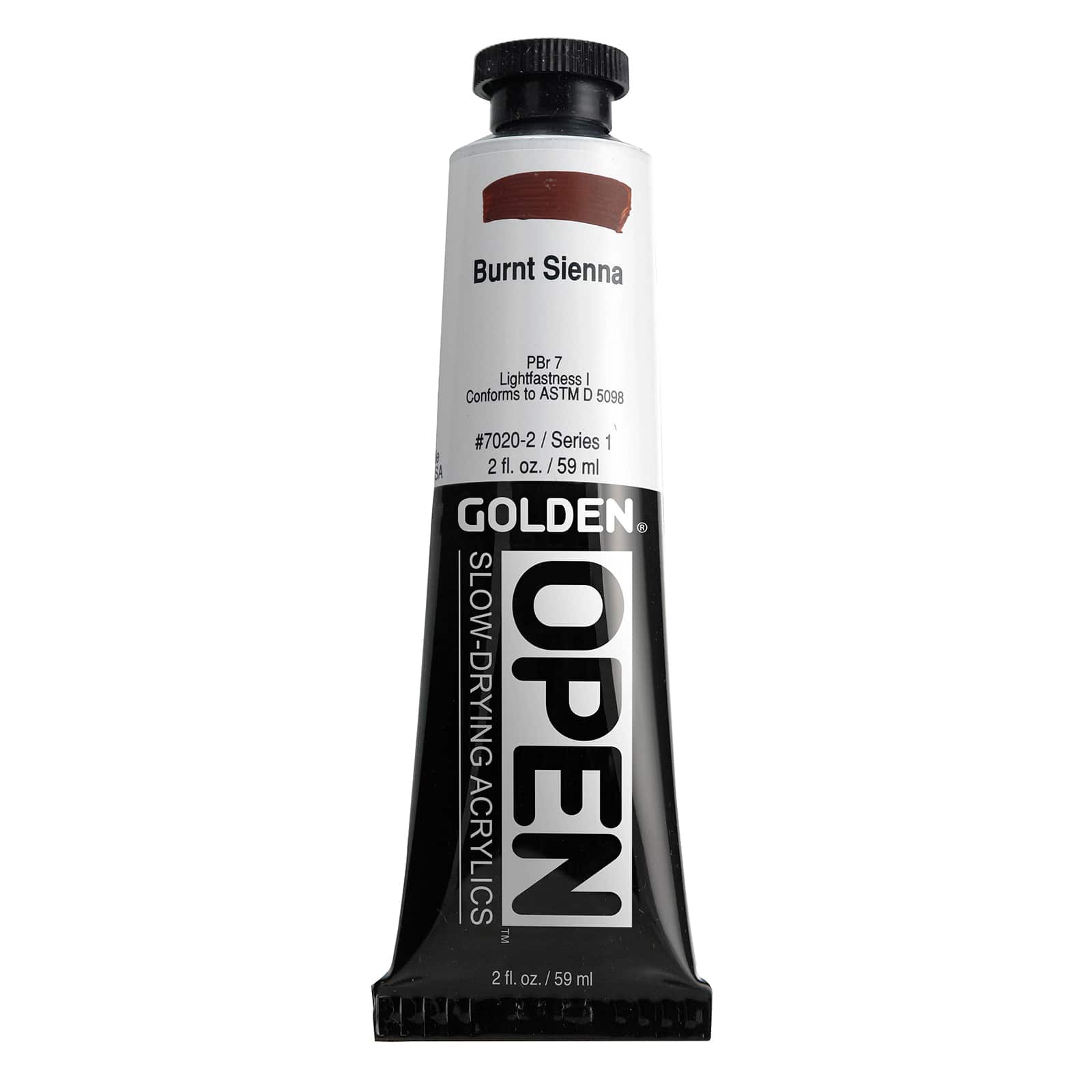 Golden OPEN Slow-Drying Acrylics, 2 oz Paint in Burnt Sienna - D021807S - Art and Craft Paint Get the Golden OPEN Slow-Drying Acrylics, 2oz. at  sku D021807S