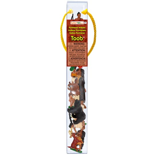 Toob POWHATAN INDIANS Native American 2" FIGURE 15pc EDUCATIONAL - Foto 9