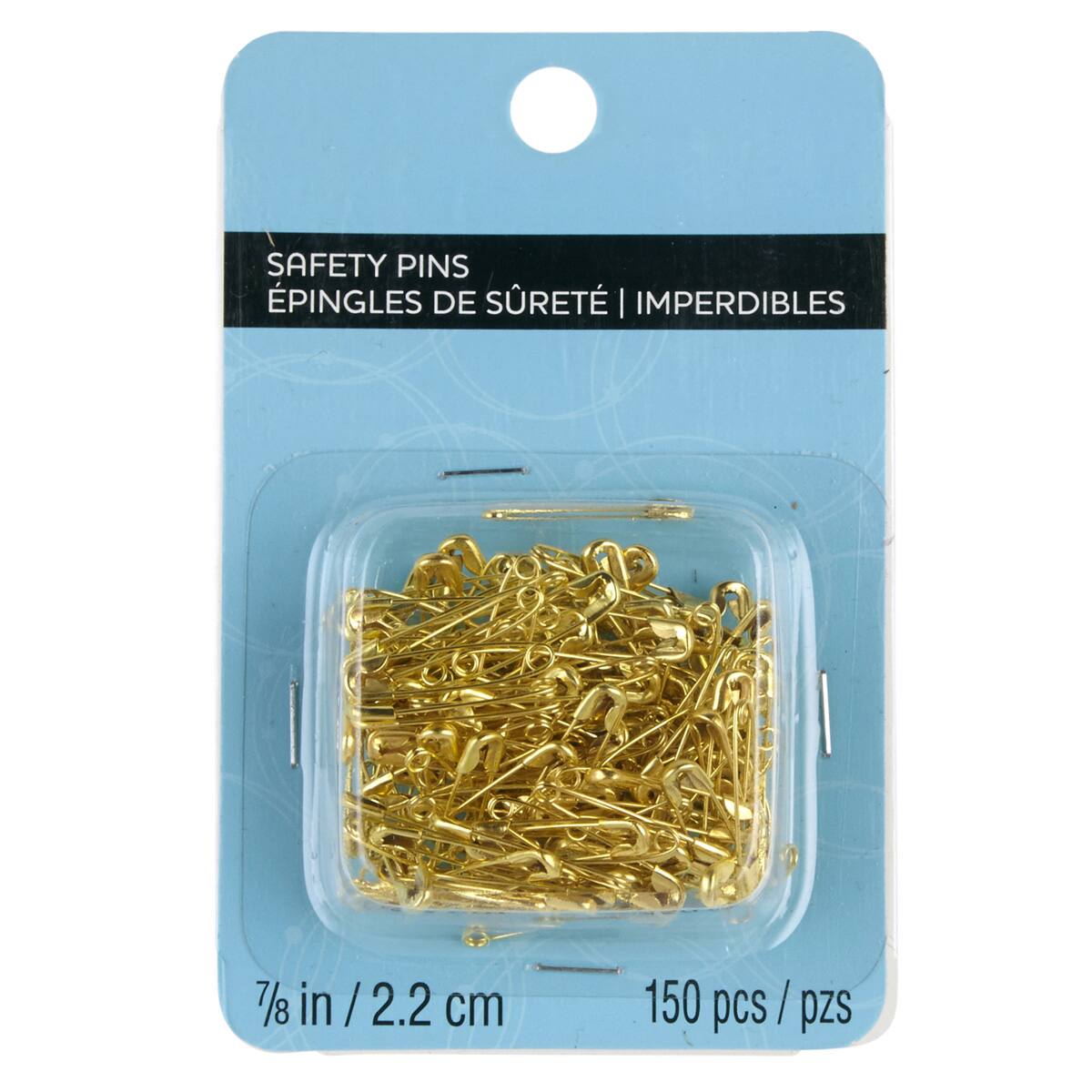 2000 pcs silver black gold mini nickel plated safety pins 4/5'' length 18mm