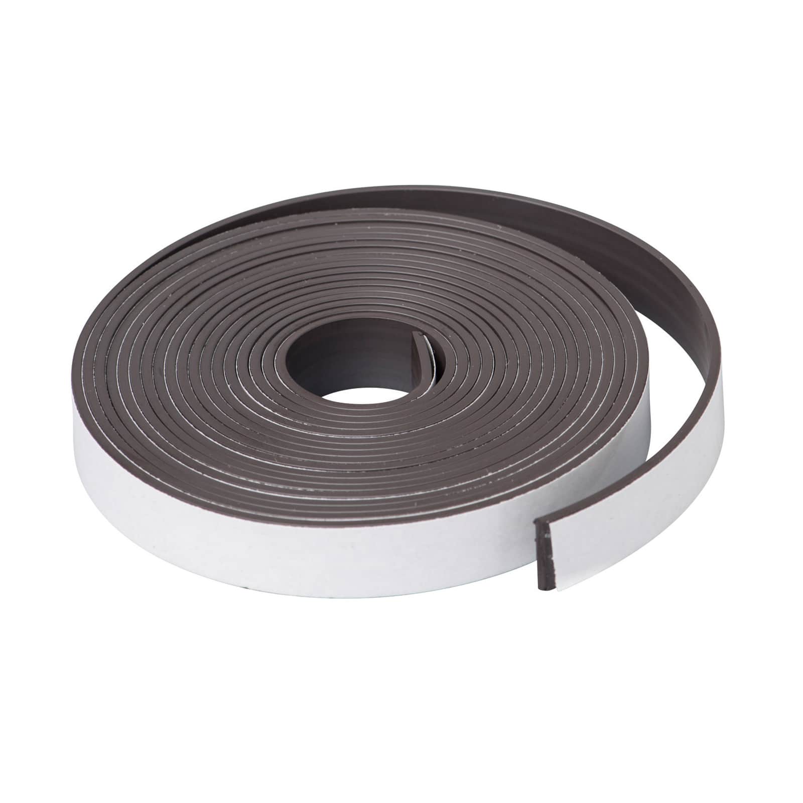 1/2" x 10 ft Adhesive Magnet Strip Roll, 6 Rolls