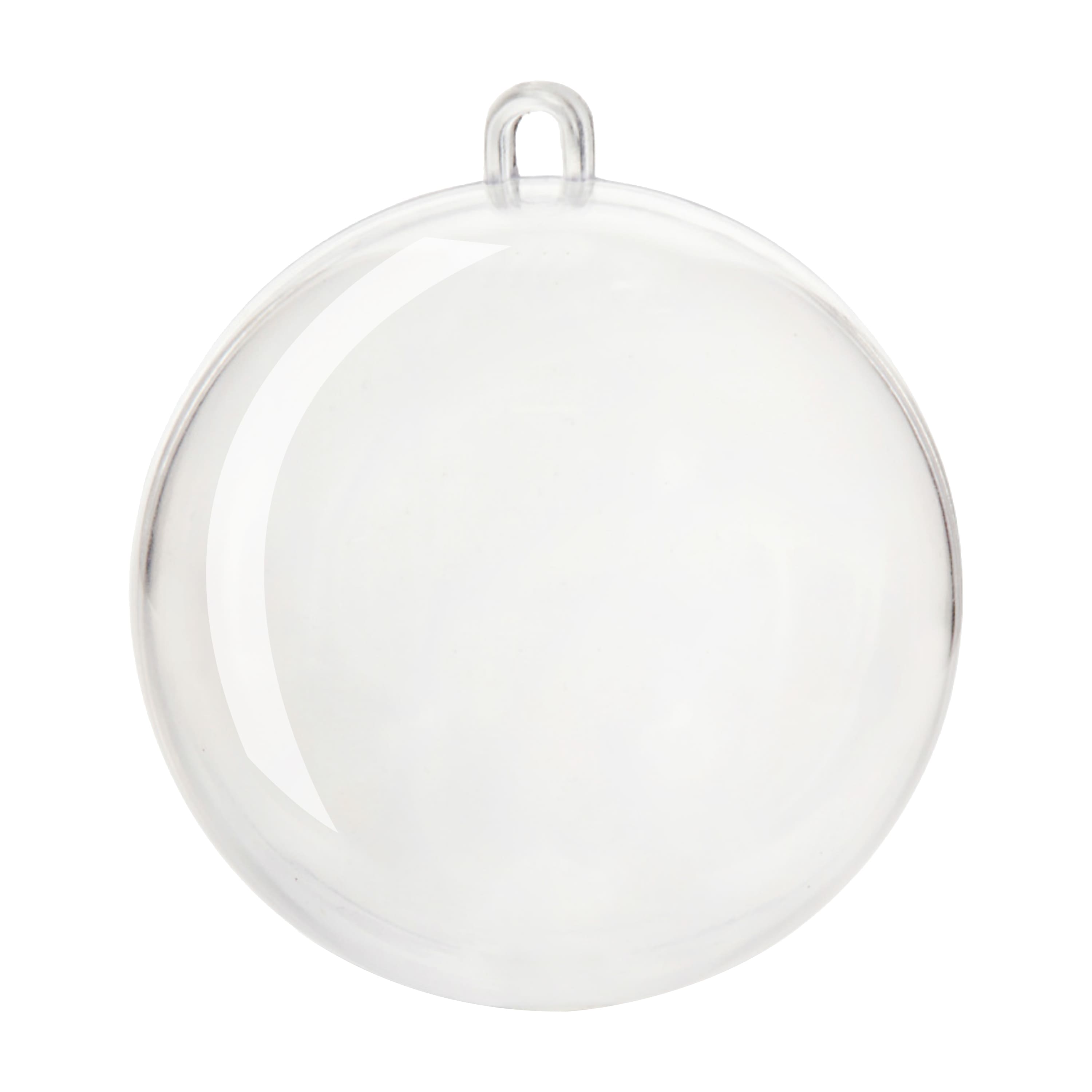 white plastic christmas balls