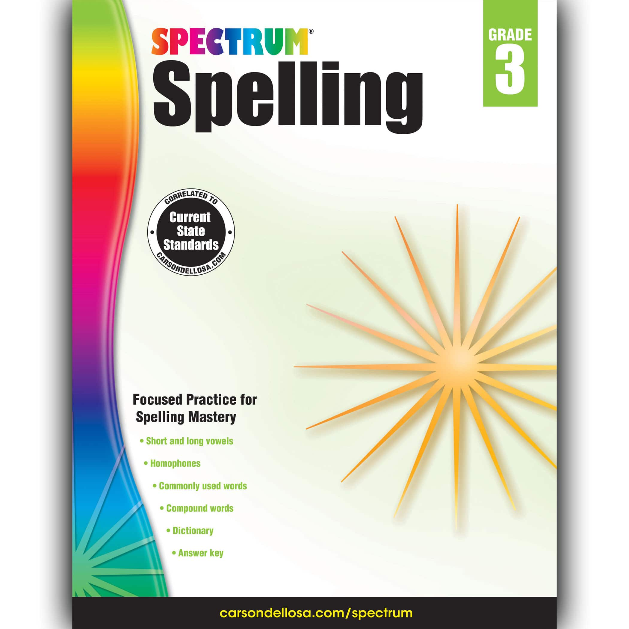 Spectrum&#xAE; Spelling Workbook, Grade 3