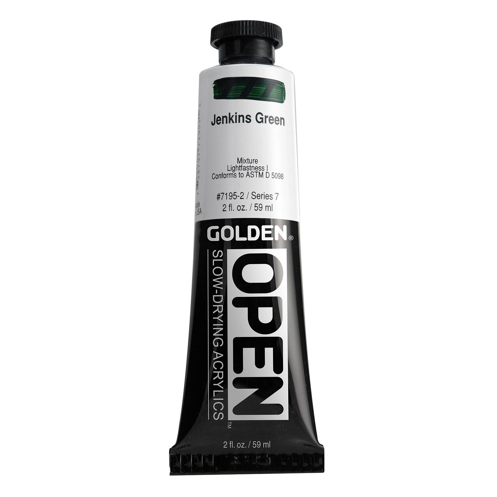 Golden OPEN Slow-Drying Acrylics, 2 oz Paint in Jenkins Green - D022366S - Art and Craft Paint Get the Golden OPEN Slow-Drying Acrylics, 2oz. at  sku D022366S