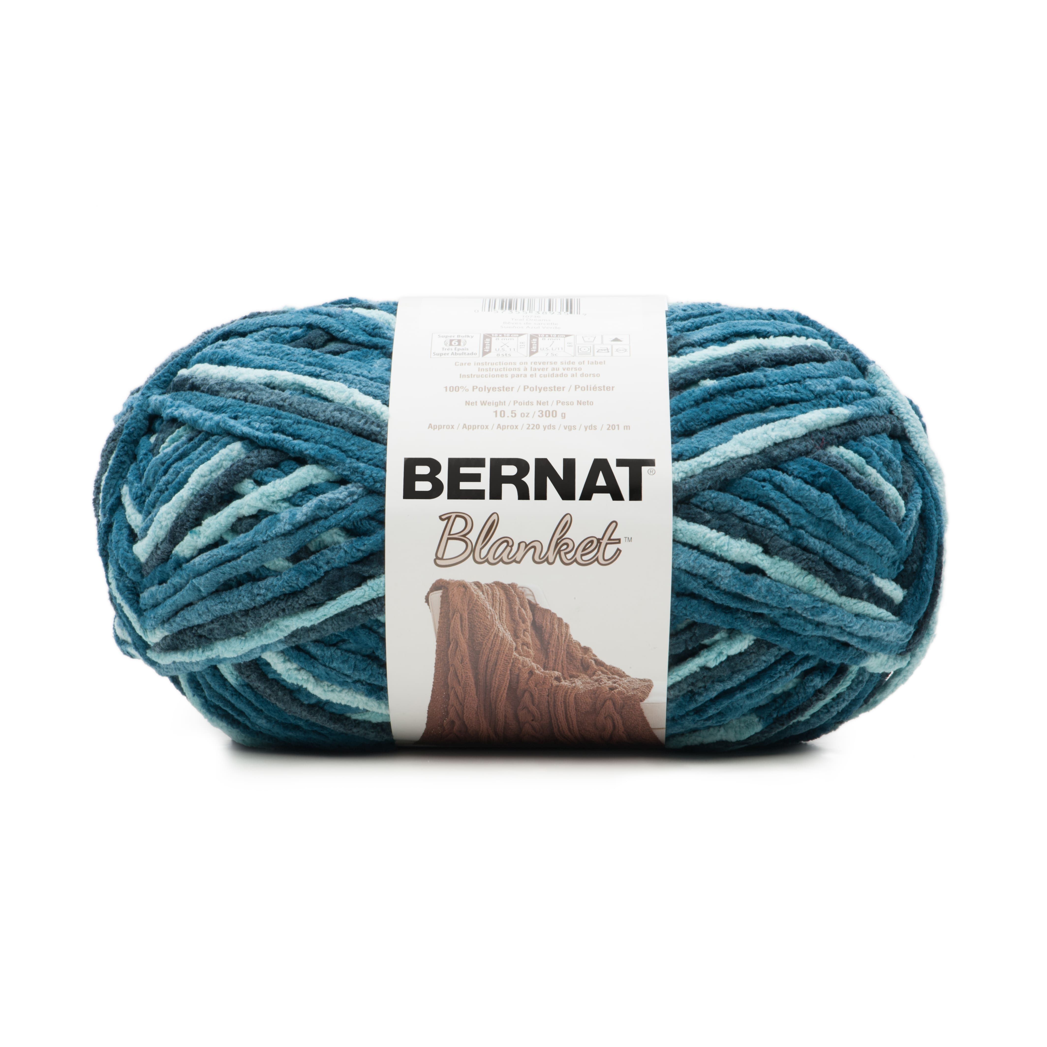 Bernat 161200-745 Blanket Yarn - Dark Teal — Grand River Art Supply