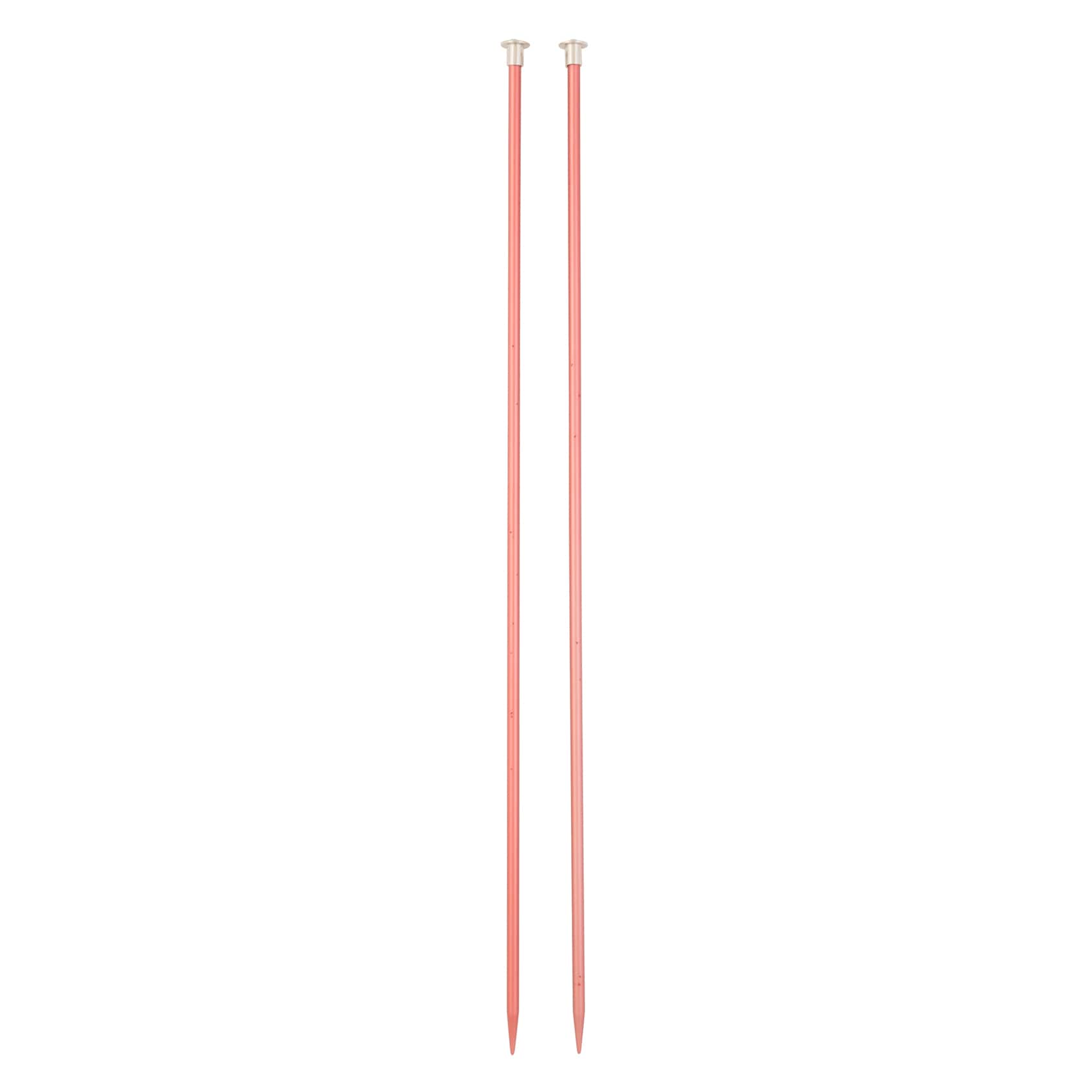 14&#x22; Anodized Aluminum Knitting Needles by Loops &#x26; Threads&#xAE;