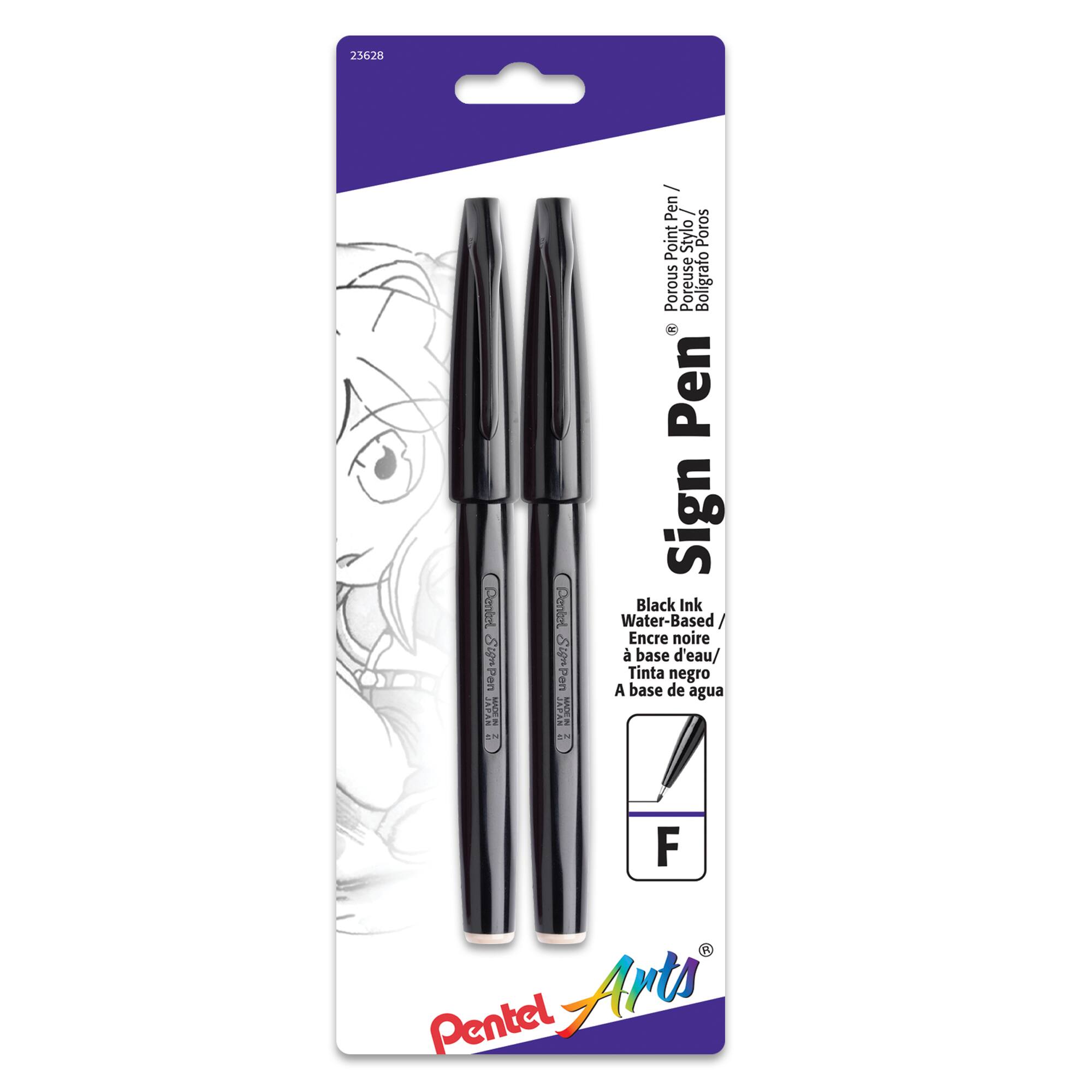 Buy The Pentel Arts Sign Pen Black At Michaels