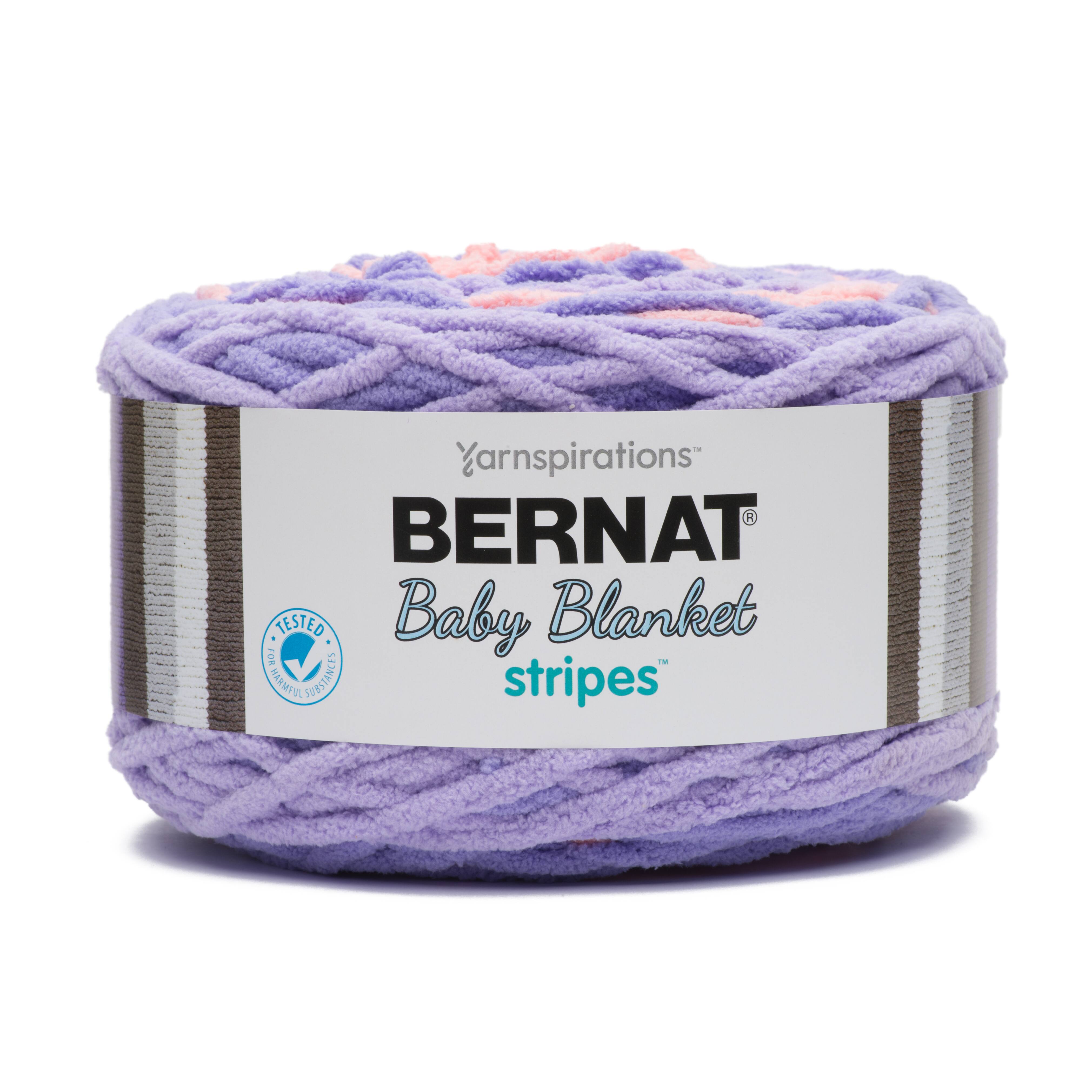 Bernat Baby Blanket Stripes Yarn, Above the Clouds ...