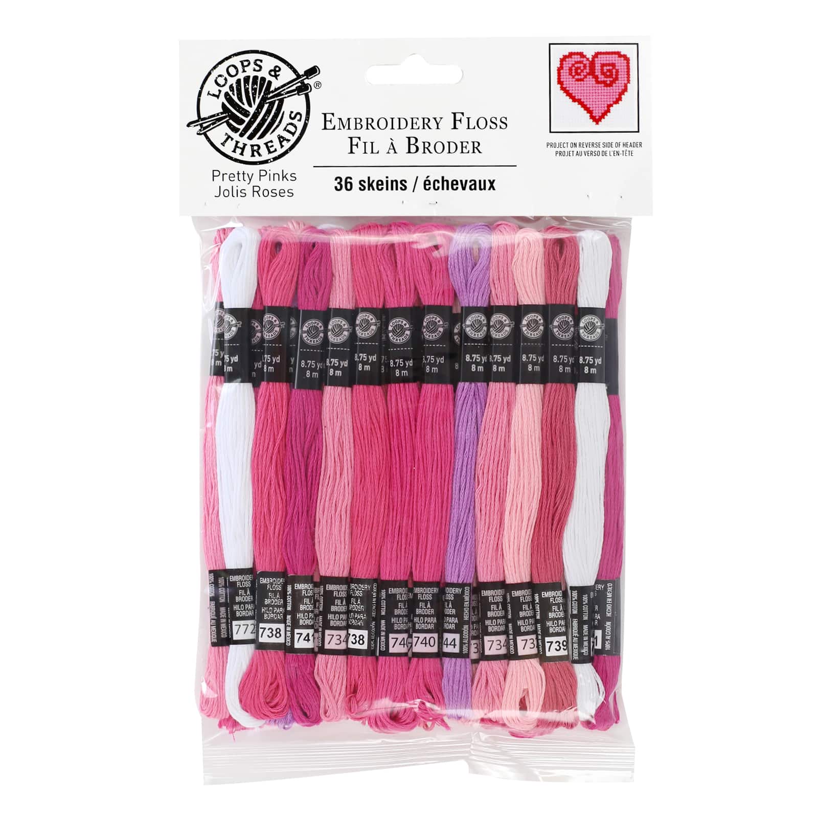 Buy the Pretty Pinks Embroidery Floss By Loops & Threads® at Michaels