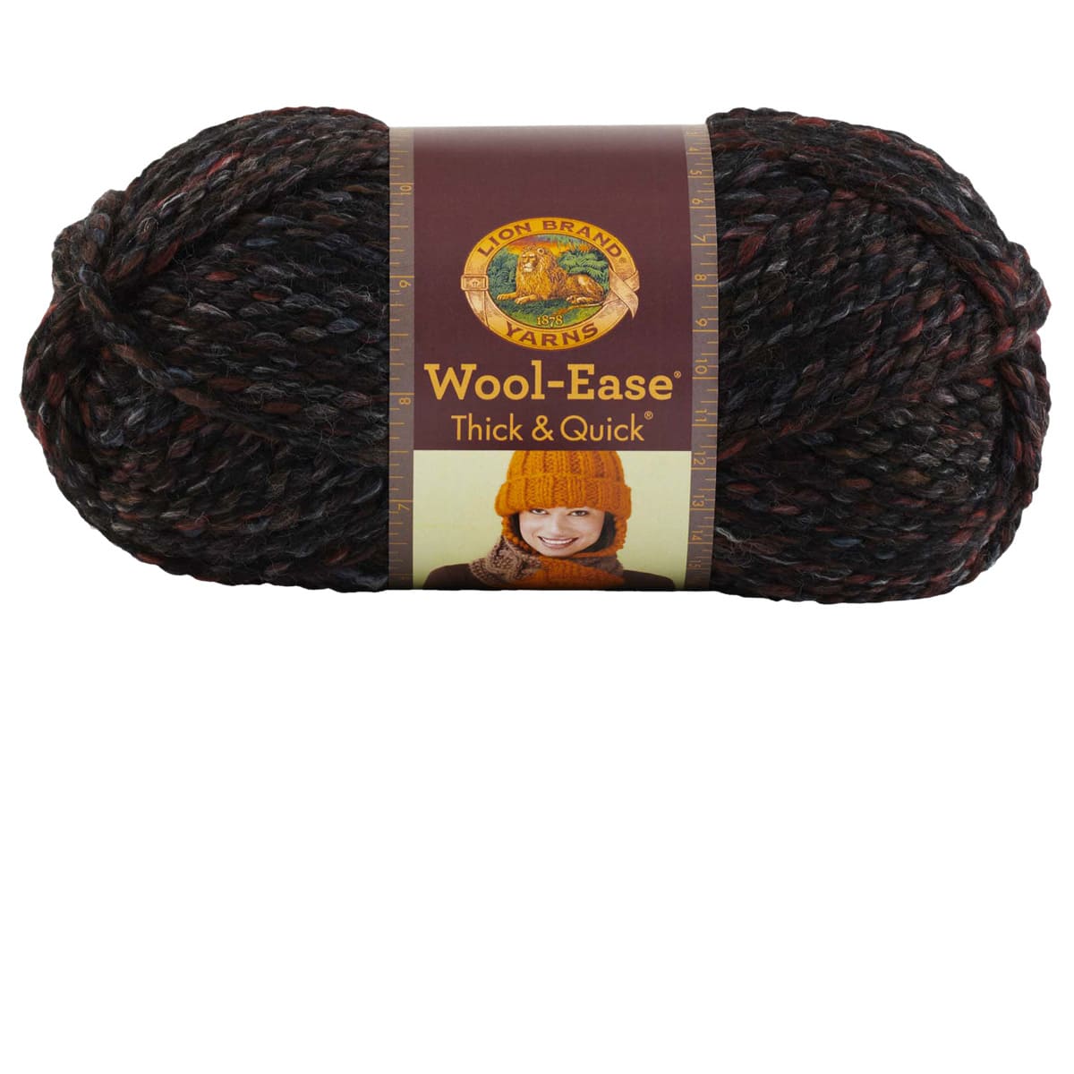 Lion Brand Wool-Ease Thick & Quick Yarn-Licorice, 1 count - Harris