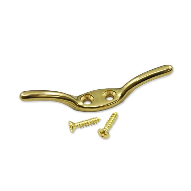 Solid Brass Cord Cleat - 2-1/4&#x22;