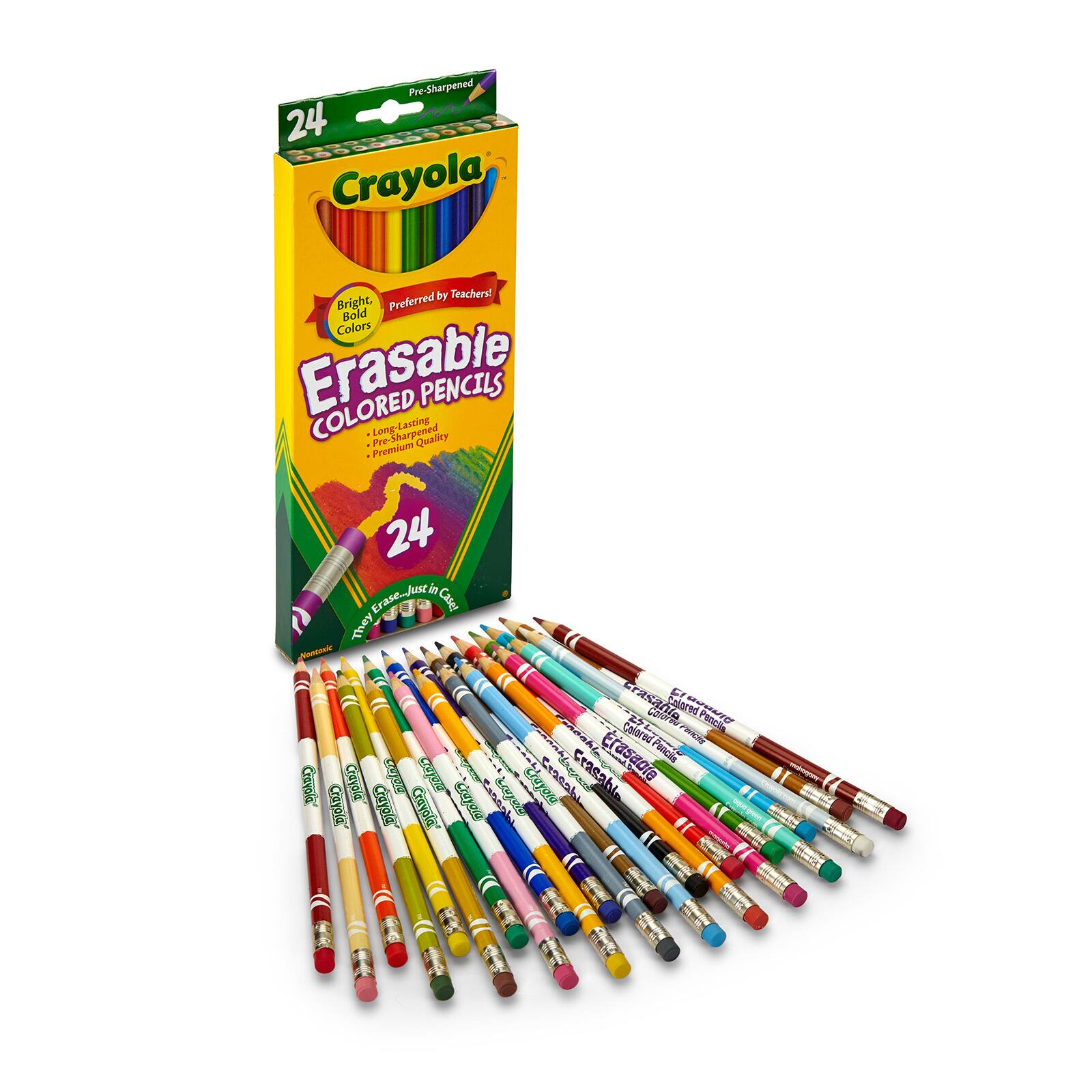 Crayola Erasable Colored Pencils Assorted 10 Each 