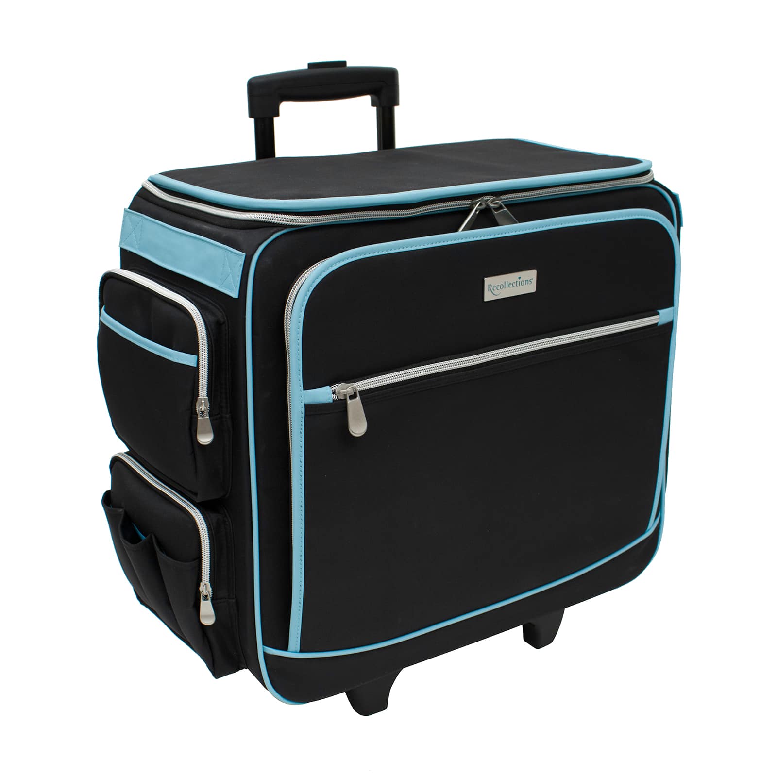 wheeled tote with handle