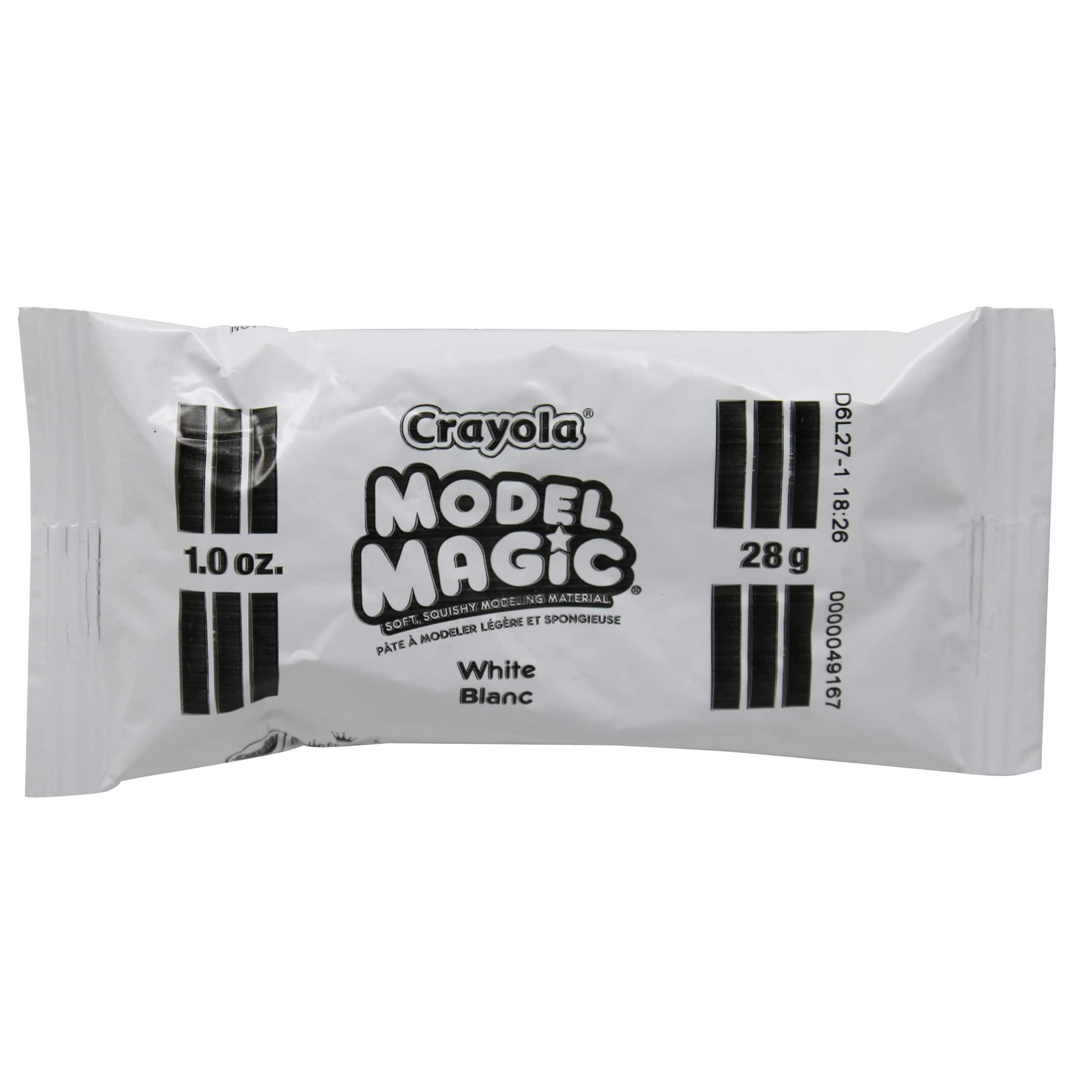 Crayola Model Magic Clay WHITE NEW SEALED LOT 5 X 1 Oz Packs