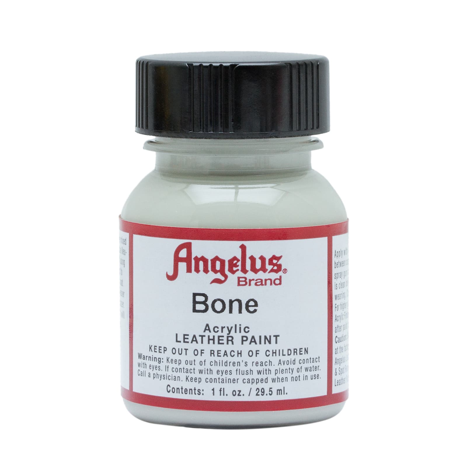 Angelus Acrylic Leather Paint - Bone, 1 oz
