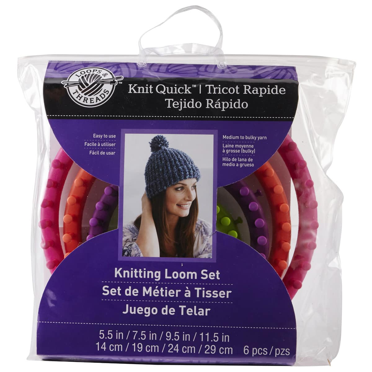 Darice Loom Knit Kit Purple 