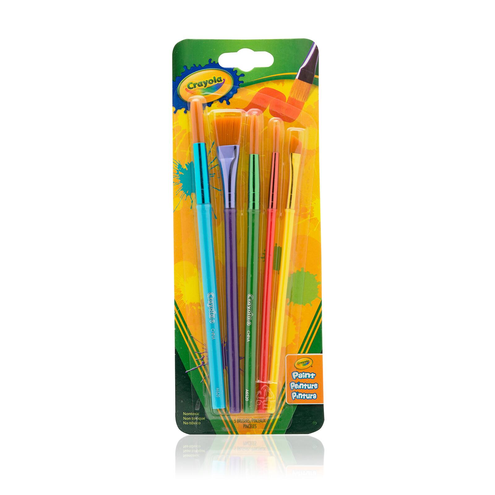 12 Packs: 5 ct. (60 total) Crayola® Art & Craft Brushes