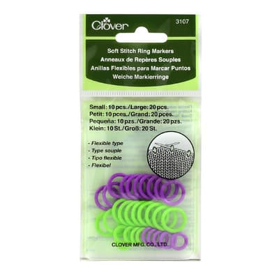 Clover Soft Stitch Ring Markers image