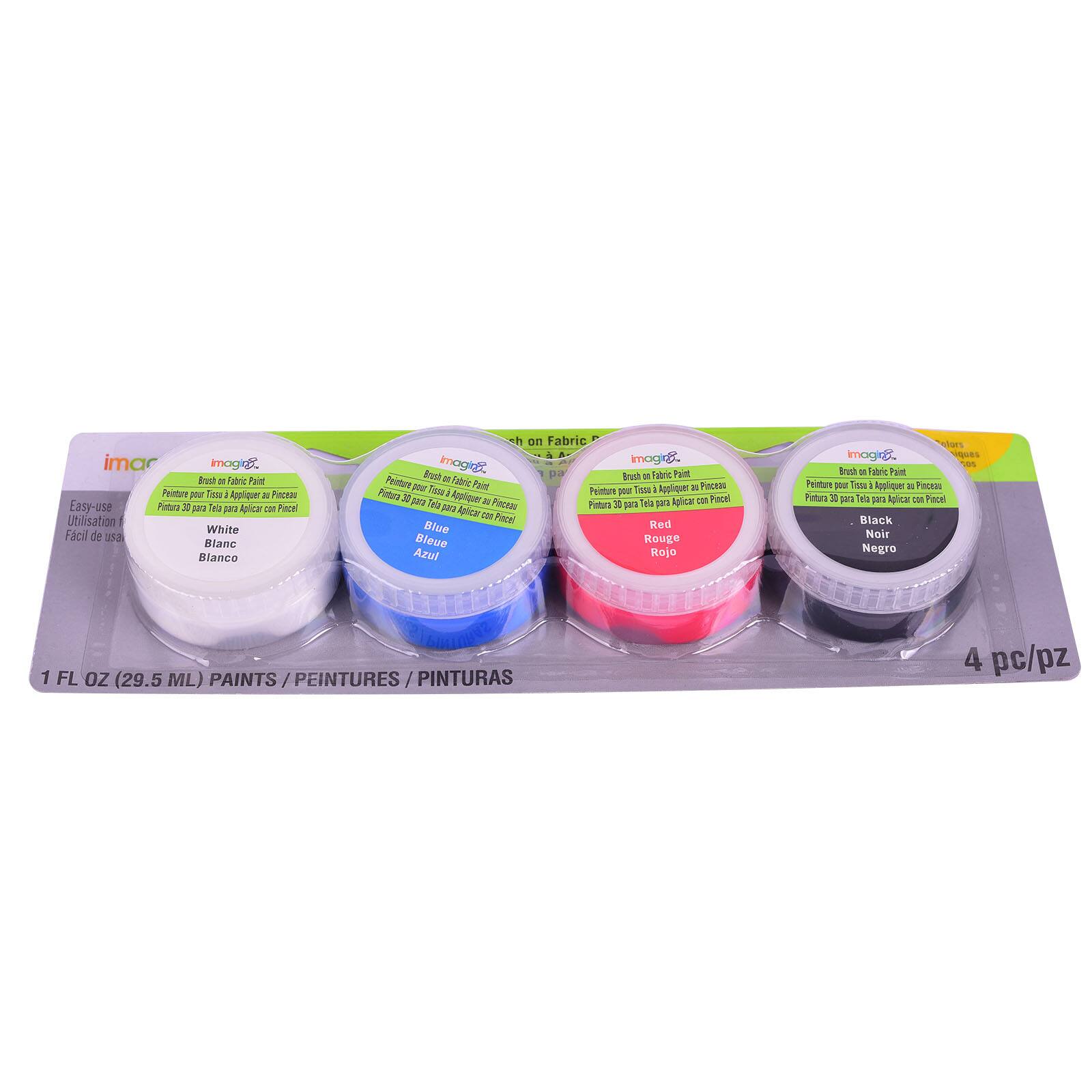 Shop for the Basic Colors Brush On Fabric Paint By Imagin8™ at Michaels