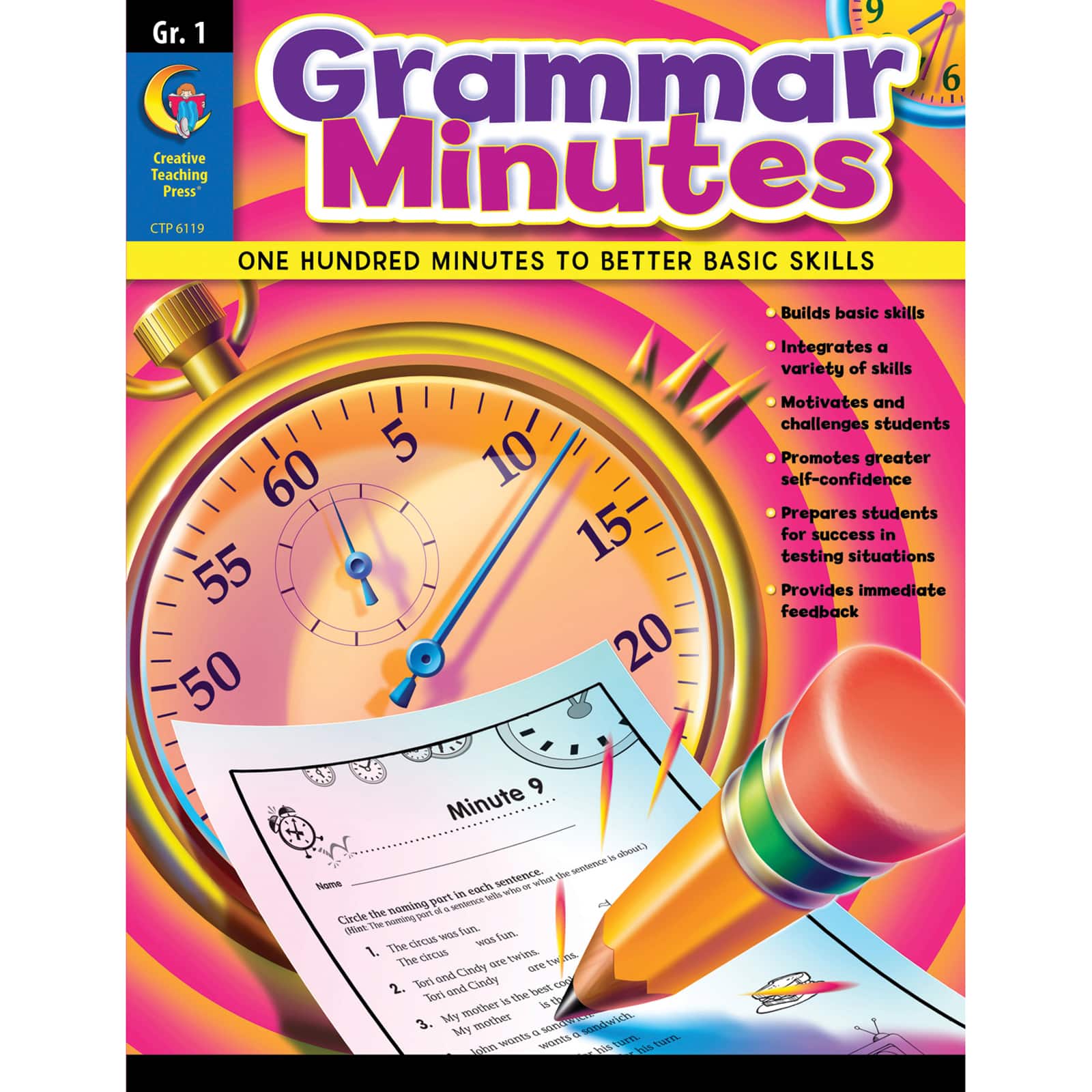 Creative Teaching Press&#xAE; Grammar Minutes, Grade 1