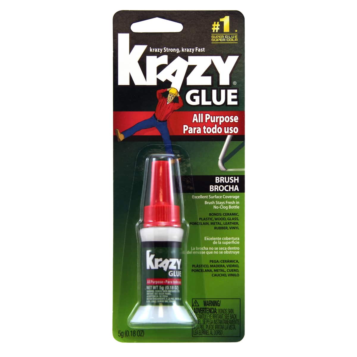 12 Pack: Krazy Glue&#xAE; All Purpose Brush-On Super Glue
