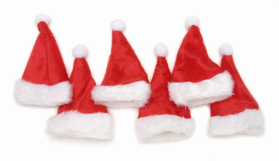 small santa hats for dolls
