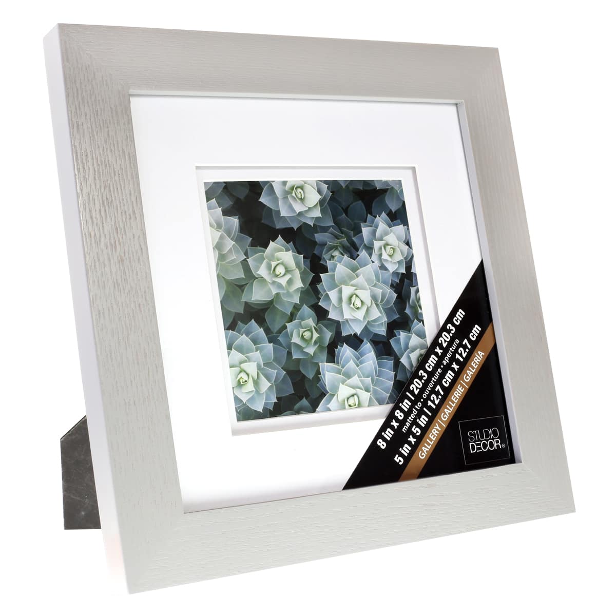 Grey Gallery Frame with Double Mat by Studio D&#xE9;cor&#xAE;