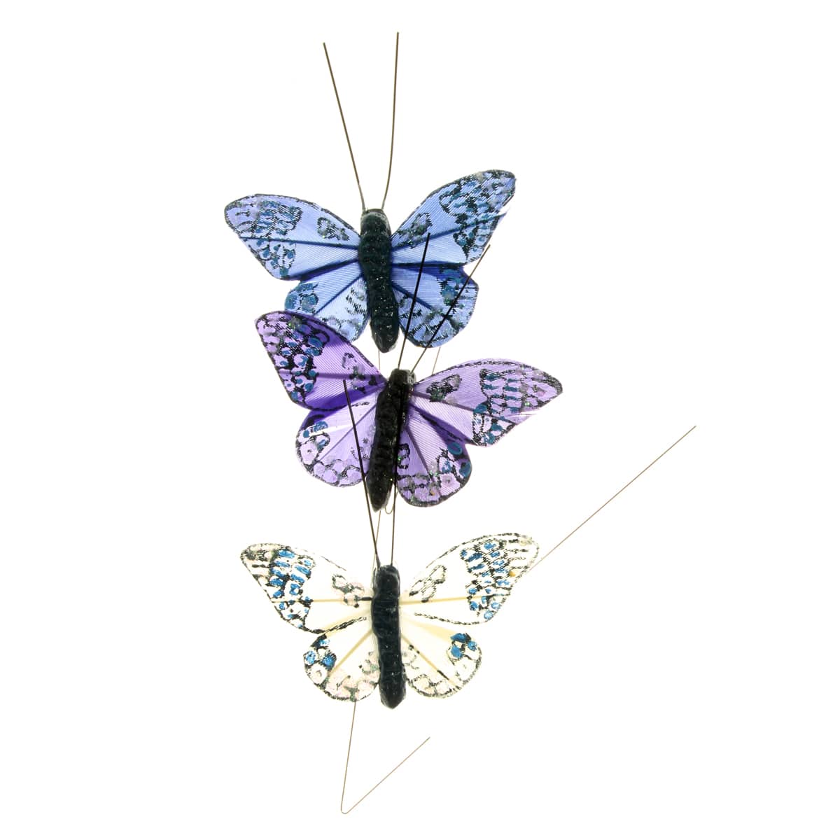 Mini Colorful Butterfly Sticker, Epoxy